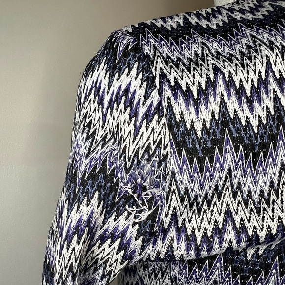 Royaume Geo Print Fit-and-Flare Dress - Picture 8 of 10